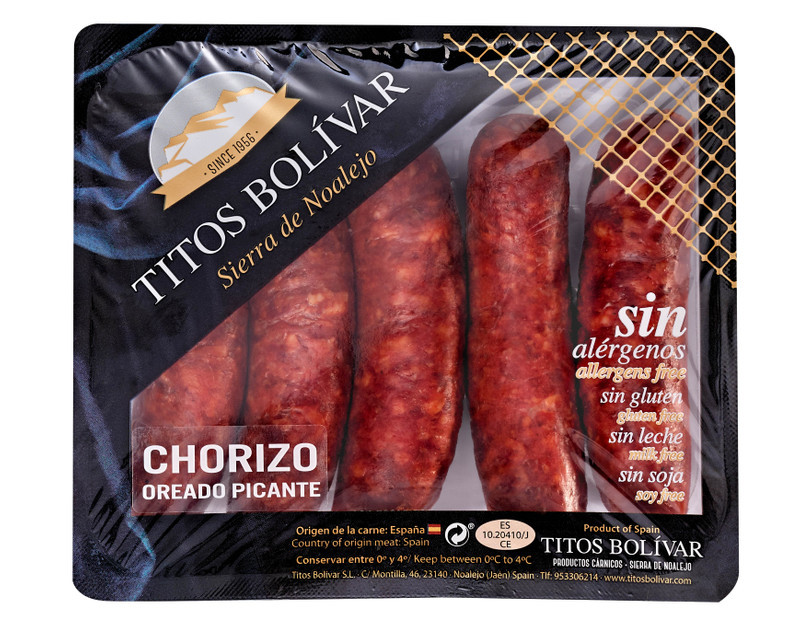Chorizo Oreado Picante 330gr. aprox.