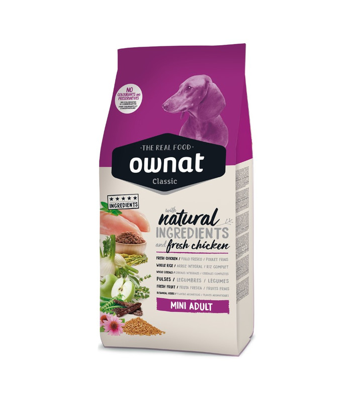 Pienso perro Ownat Classic Mini Adult 4kg