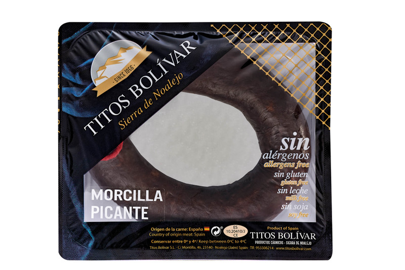 Morcilla de Cebolla Picante unid. 330 gr. aprox