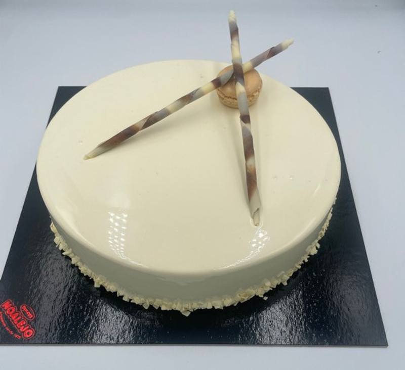 Tarta de Chocolate Blanco y Vainilla